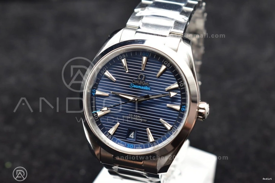 Bracelet Aqua SS Edition Dial Best VSF Terra Blue 1:1 150M SS On A8900 0701
